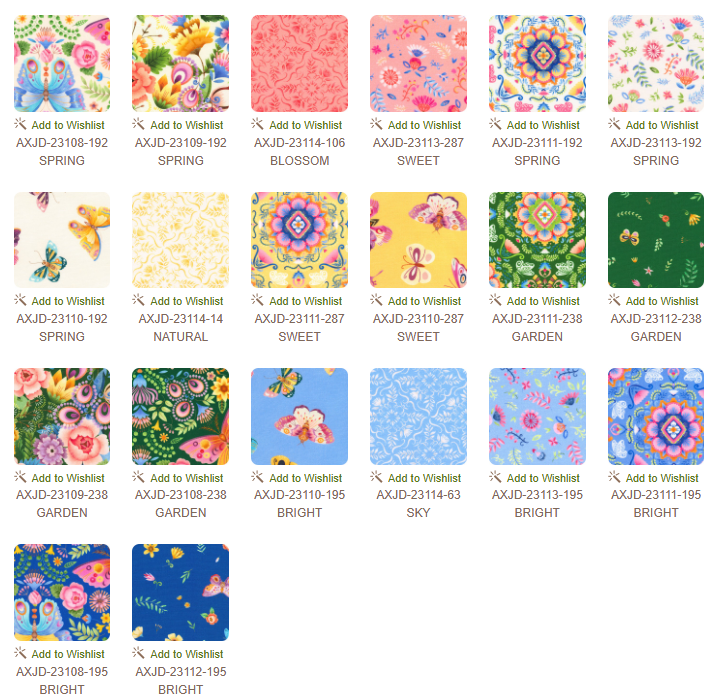 10 inch charm pack - Flutter