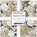 10 inch charm pack - Holiday Flourish - Peppermint Twist - Graphite