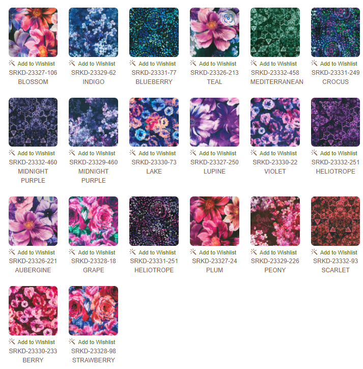 10 inch charm pack - Meadow Mystique
