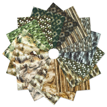 10 inch charm pack - Nature Retreat