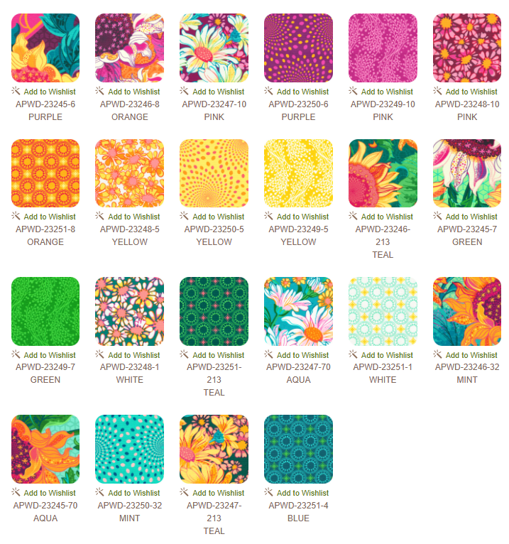 10 inch charm pack - Sunflower Sonnet